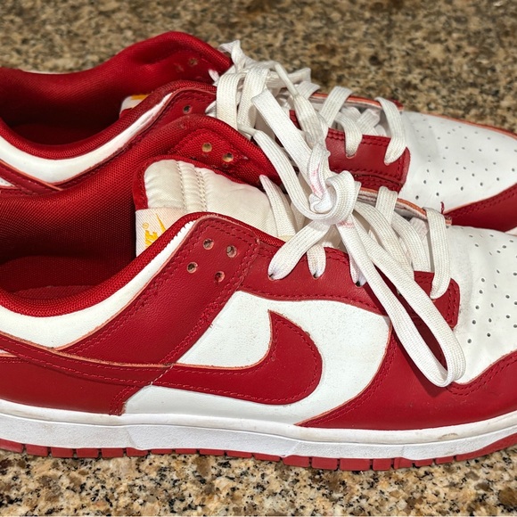 Nike Red and White Dunks - Picture 12 of 14